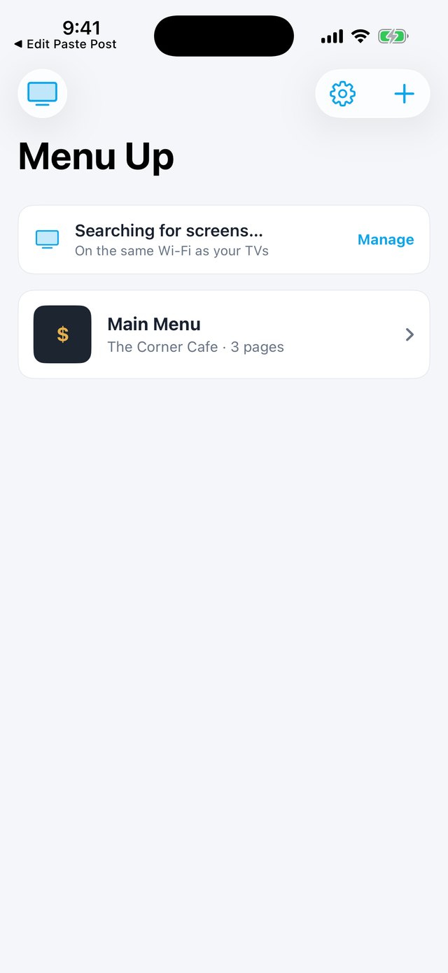 Menu library